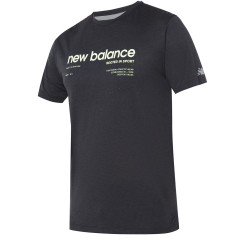 Camiseta New Balance Masculino Athletics Graphic L Preto...