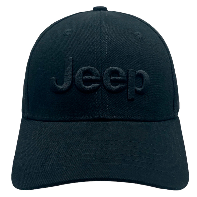 Jeep Branded Cap Unisex Black – AUIC22001BLACK - Cotton Twill