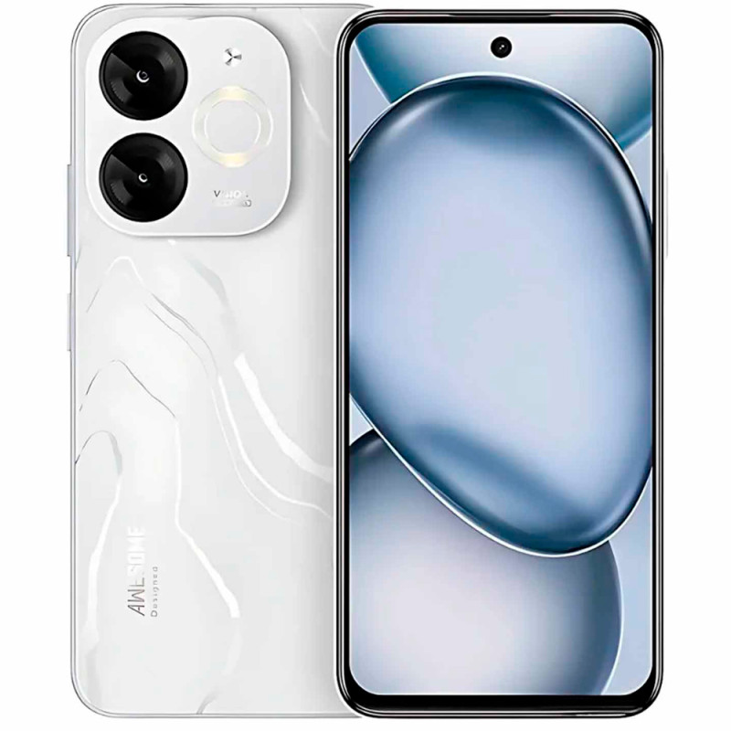 Smartphone Itel A80 A671LC Dual SIM 4GB+128GB 6.7″ OS 14 – Branco