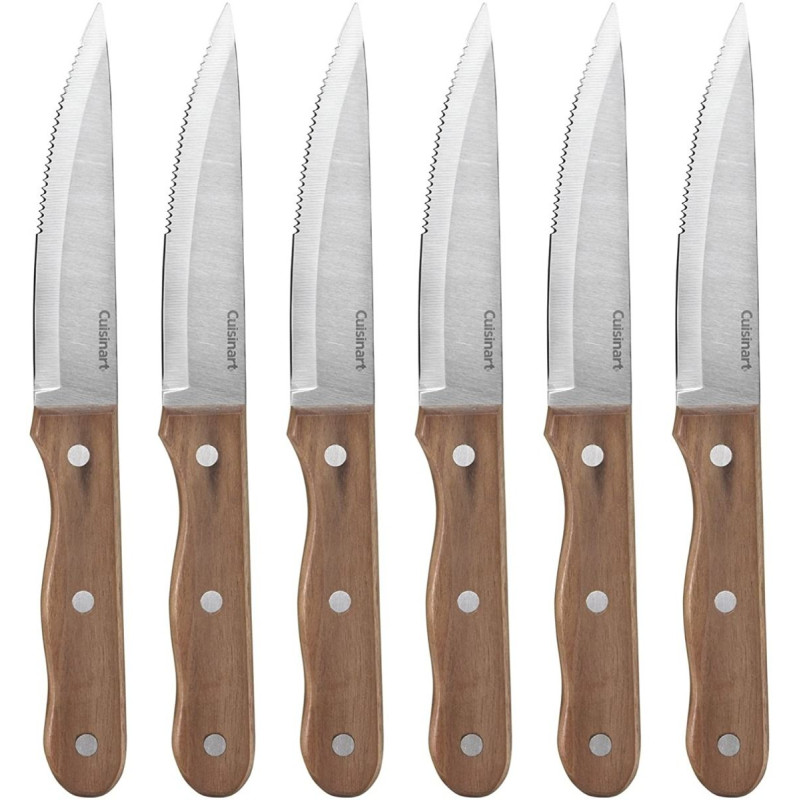 Jogo de Facas para Churrasco Cuisinart C55W-S6STK - 6 Peças