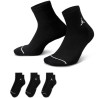 Meias Nike Masculino Ed Cush Poly Ank M 144 Preto 3 Peças - DX9655010
