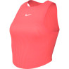 Camiseta Regata Nike Feminino Sportswear Cropped Mini-Rib S Coral – FB8279629