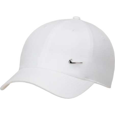 Boné Nike Feminino Club Metal Swoosh Cap M/L Branco - HF6855100