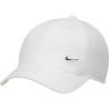 Boné Nike Feminino Club Metal Swoosh Cap M/L Branco - HF6855100