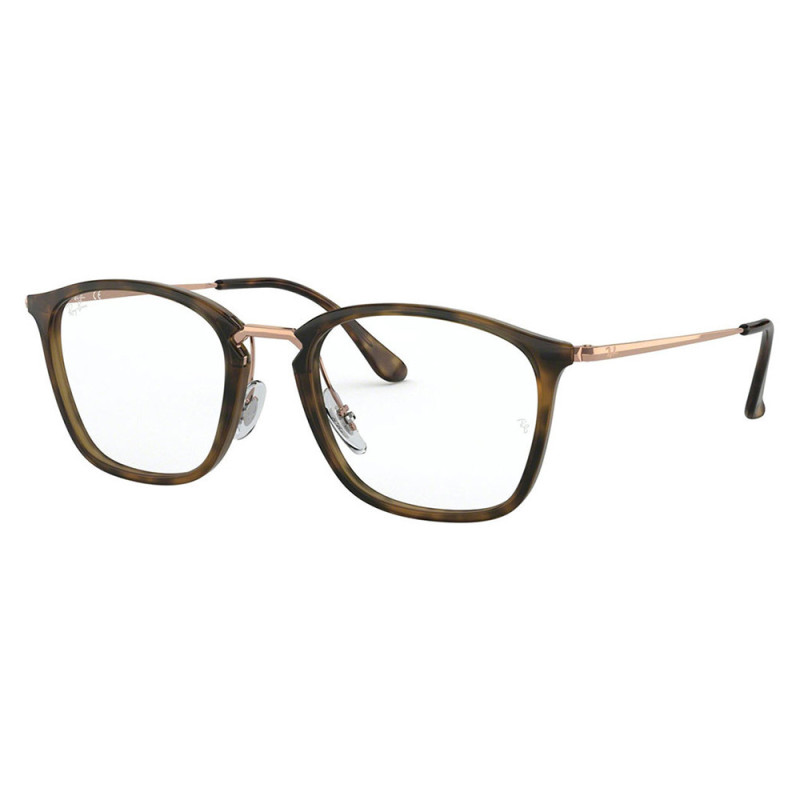 Óculos Ray Ban Unissex RX7164 2000 52 - Preto