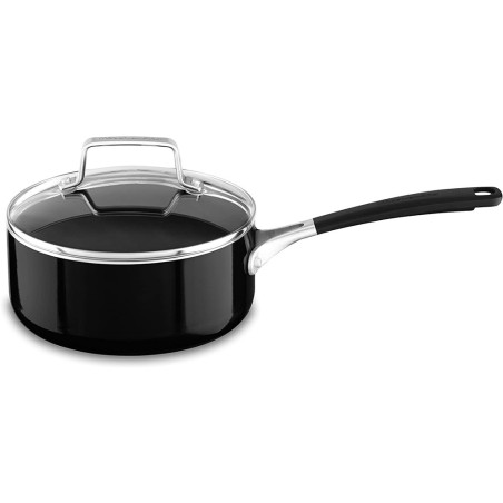 Panela KitchenAid KC2A20PLOB Com Tampa Antiaderente 1.9L - Preto