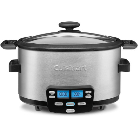 Panela Elétrica Cuisinart MSC-400 Multifunção 3x1 3.8L Inox  110V