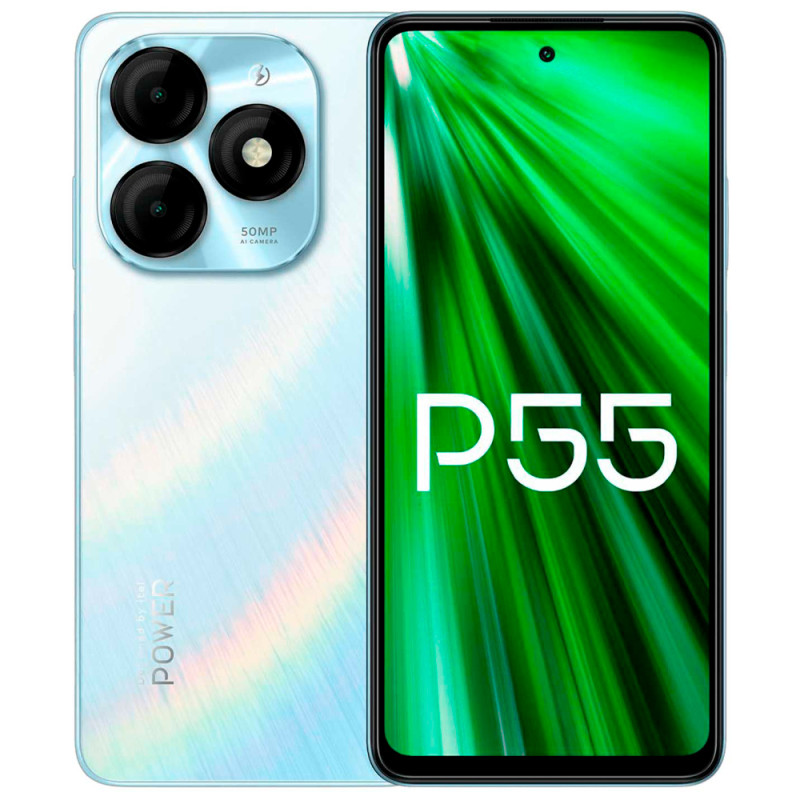 Smartphone Itel P55 A666LN Dual SIM 8GB+128GB 6.6″ OS 13 – Azul