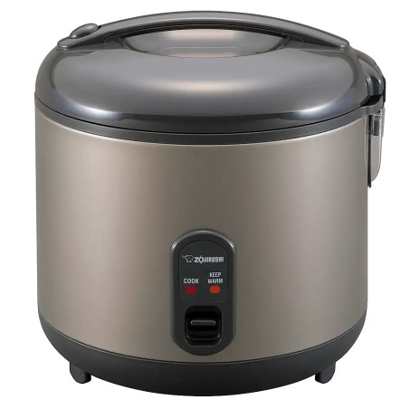 Panela  Elétrica De Arroz Zojirushi NS-RPC18HM Automática 1.8L 110V - Cinza Metalico
