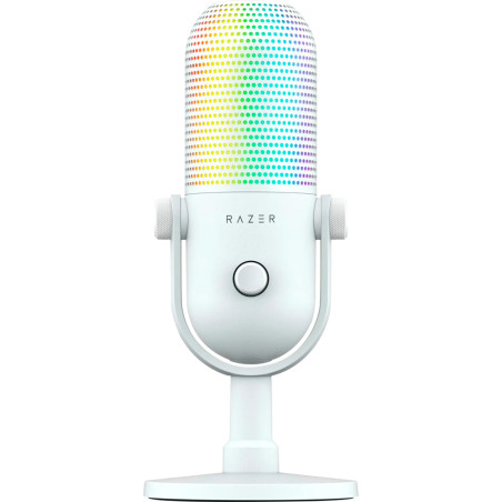 Microfone para Stream Razer Seiren V3 Chroma RGB USB Edition Nasa – Branco RZ19-05060200-R3U1