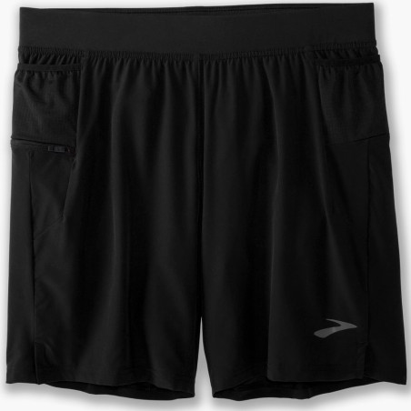 Short Brooks Masculino Sherpa 7” 2-In-1 XXL Preto – 211333001
