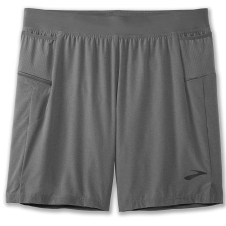 Short Brooks Masculino Sherpa 7'' 2-In-1 S Cinza – 211333007