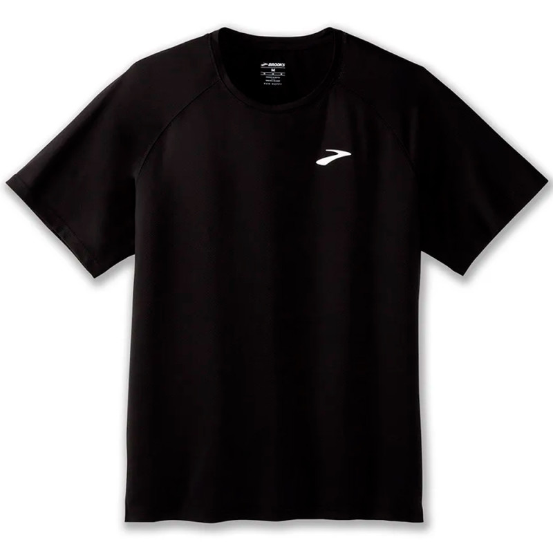 Camiseta Brooks Masculino Atmosphere Short Sleeve 2.0 S Preto – 211455001