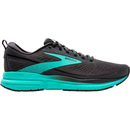 Tênis Brooks Feminino Trace 3 7.5 Preto/Turquesa - 1204011B094