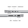 Notebook Apple MacBook Pro M4 Pro CPU/24GB/SSD 512GB/Liquid Retina XDR 14.2'' Prata – MX2E3LL/A