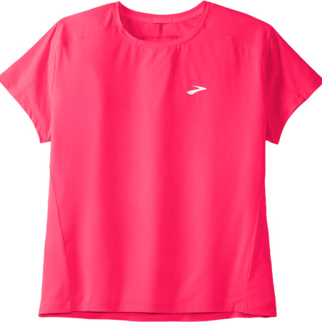 Camiseta Brooks Feminino Sprint Free Short Sleeve 2.0 XS Rosa - 221613620