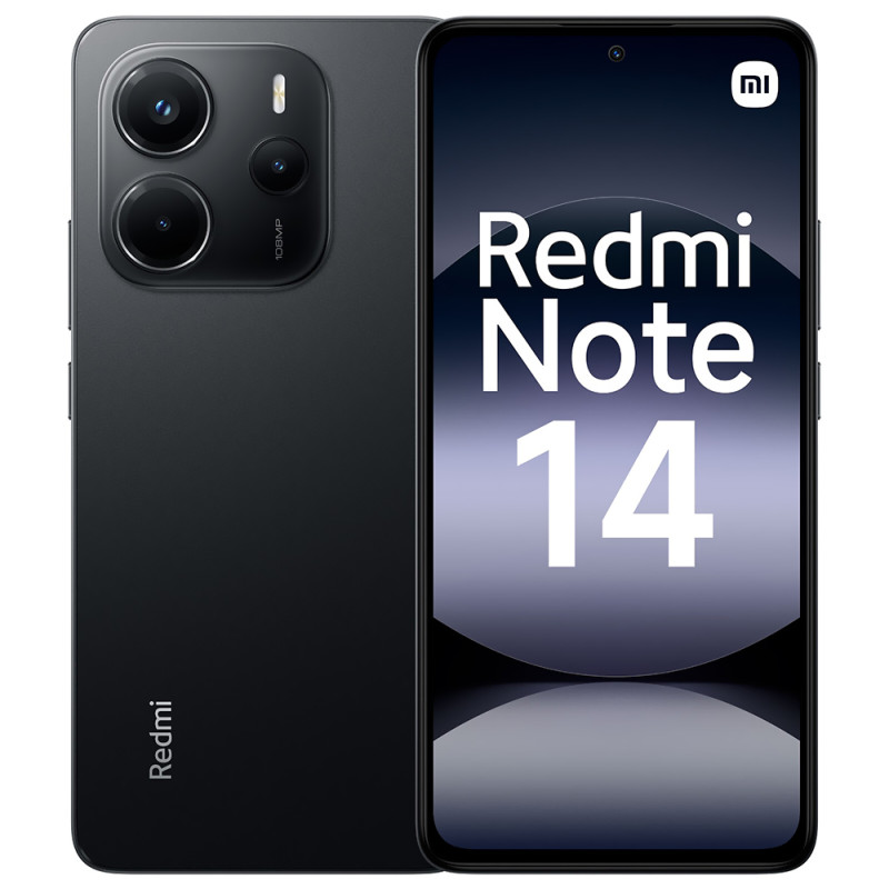 Smartphone Xiaomi Redmi Note 14 Dual SIM 6GB+128GB 6.67″ OS 14 - Midnight Black EU 61682