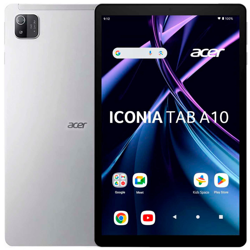 Tablet Acer Iconia TAB A10 10.1” HD IPS 4GB+128GB Android 14  Chassis Aluminio