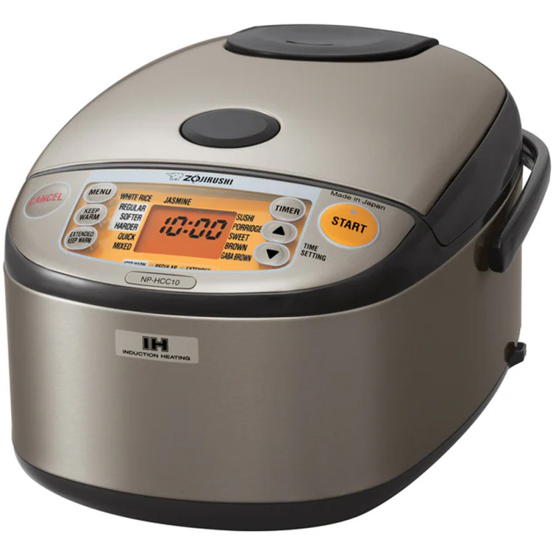 Panela Elétrica de Arroz Zojirushi NP-HCC18XH Aquecimento por Indução 10 Xícaras 1.8L 110V – Cinza
