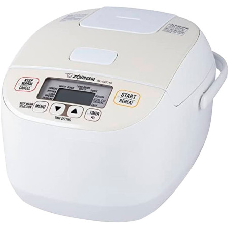 Panela Elétrica de Arroz Zojirushi NL- DCC18CP Micom 10 Xícaras 1.8L 110V - Bege Perola