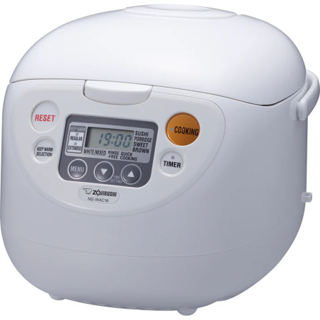 Panela Elétrica de Arroz Zojirushi NS-WAC10WD Micom 5.5 Xícaras 1L 110V - Branco