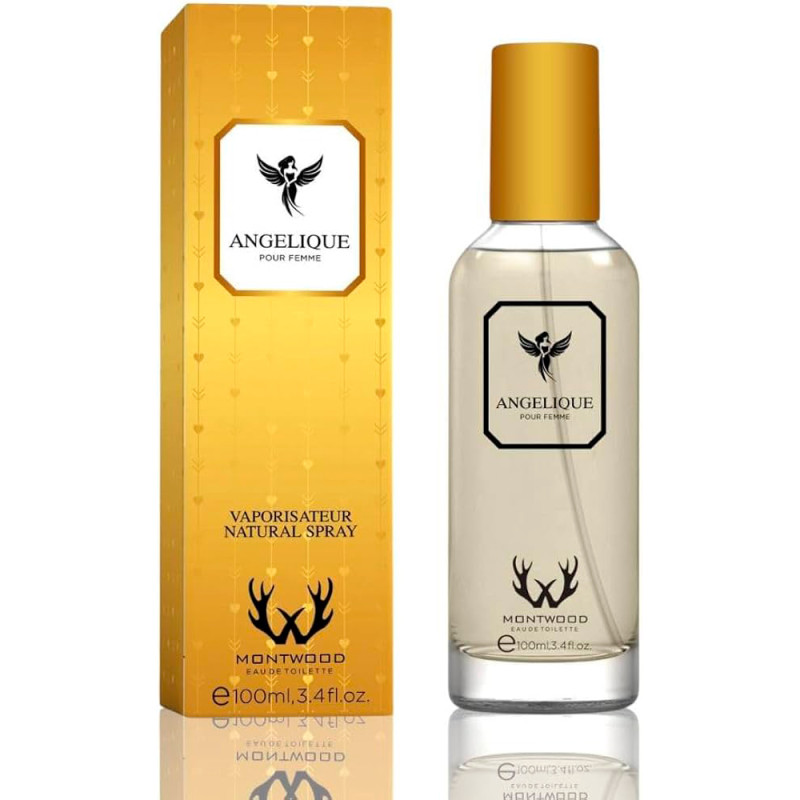 Perfume Montwood Angelique Pour Femme Eau de Toilette Feminino 100ML