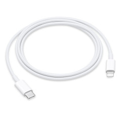 Cabo Apple MM0A3AM/A 1M USB-C/Lightning – Branco