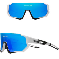 Óculos KINGSEVEN Unissex LS-910 Pro Googgles Branco/Azul