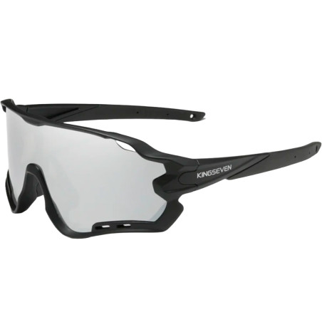Óculos KINGSEVEN Unissex LS-911 Pro Sports Preto/Prata