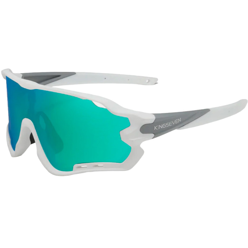Óculos KINGSEVEN Unissex LS-911 Pro Sports Branco/Verde