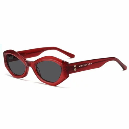 Óculos KINGSEVEN Feminino N157 Oval Vermelho