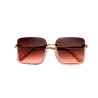 Óculos KINGSEVEN Feminino N808 Square Gradient Brown
