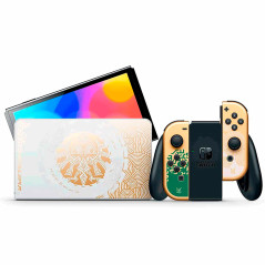 Nintendo Switch OLED Zelda HEG-S-KDAAA - 64GB, LAN, Joy-Con