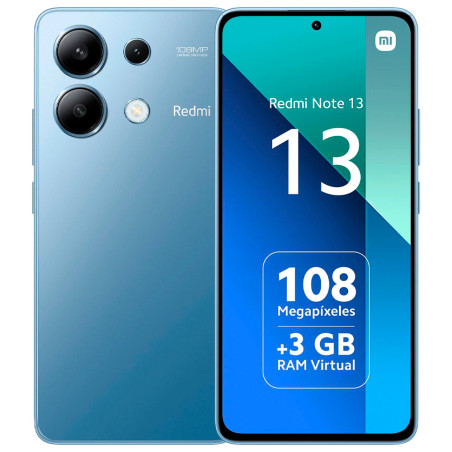 Smartphone Xiaomi Redmi Note 13 Dual SIM 8GB+128GB 6.67″ – Azul