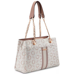 Bolsa Guess Brecken Satchel HG943206 - Rose