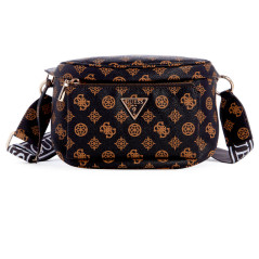 Guess Power Sling Bag PG900680 Mocha Logo in Polyurethane