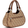 Bolsa Guess SML Girlfriend Satchel SG950005 Latte Logo Brown