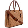 Bolsa Guess Noelle Girlfriend BG787906 Latte Logo Brown