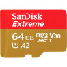 SanDisk microSDXC Extreme 64GB 170 MB/s – alta velocidad