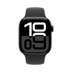 Apple Watch S10 42MM MWWE3LW/A S-M GPS Aluminium Sport Band - Jet Black Black