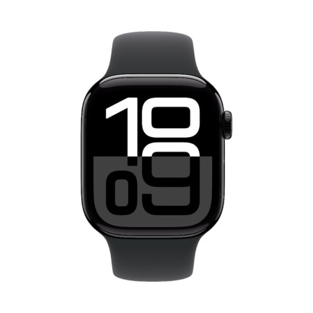 Apple Watch S10 42MM MWWE3LW/A S-M GPS Aluminium Sport Band - Jet Black Black