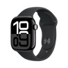 Apple Watch S10 42MM MWWE3LW/A S-M GPS Aluminium Sport Band - Jet Black Black