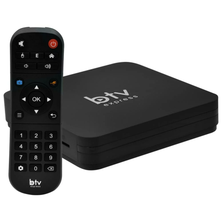 Receptor BTV Express E13 4K 2GB/8GB IPTV/Wi-Fi HDR Android