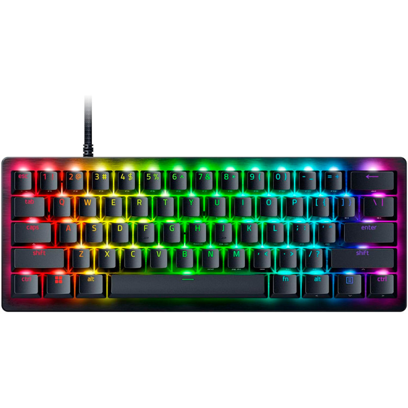 Teclado Gamer Razer Huntsman V3 Pro Mini 60% RGB USB Analog Optical Esports US - RZ03-04990200-R3U1