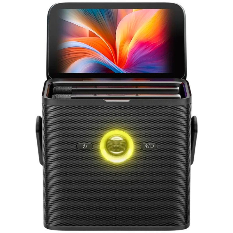 Speaker Joog Shell S3 7'' Karaokê + 2 Microfone