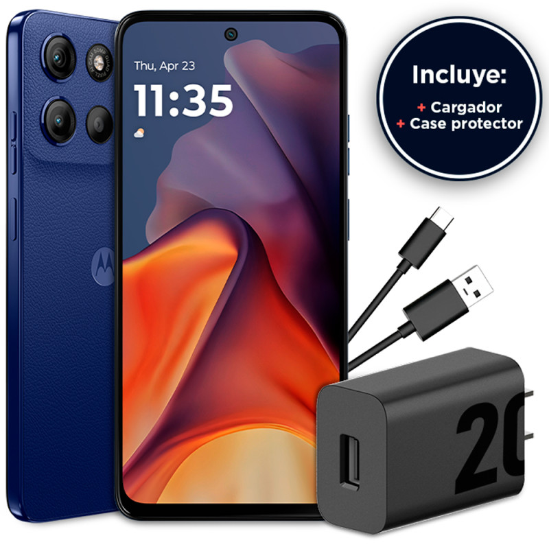Smartphone Motorola Moto G15 XT2521-2 Dual SIM 4GB+512GB 6.72″ - Navy Peony