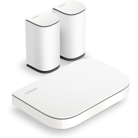 Roteador Linksys LN11011202 Micro Mesh Wi-Fi 6 AX3000 3PK + 2 Nodes Multi-Gig
