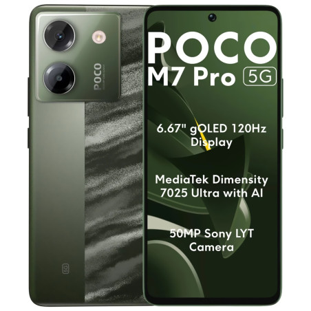 Smartphone Xiaomi POCO M7 Pro 5G Dual SIM 8GB+256GB 6.67″ - Verde 60712