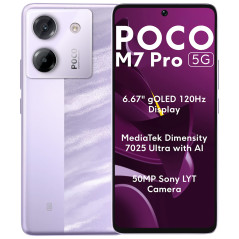 Smartphone Xiaomi POCO M7 Pro 5G Dual SIM 12GB+256GB 6.67″ - Roxo 64830