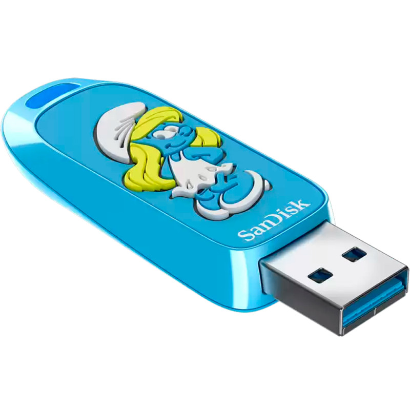 Pendrive SanDisk G46 256GB USB-A Smurfs Azul - SDCZIS
